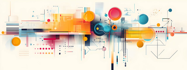 Wall Mural - Colorful background. Software programming concept