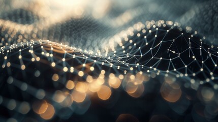 Illuminated Network: Abstract Mesh of Connections