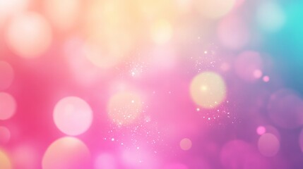 Wall Mural - abstract pink pastel holographic gradient background with blurred grainy texture, colorful digital n