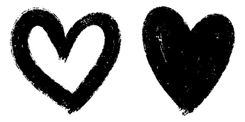 Wall Mural - doodle sketch style of hearts icon vector illustration for concept design.