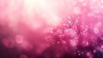 Wall Mural - stunning abstract pink watercolor background with soft bokeh lights and flowing pink smoke effects