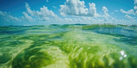 Wall Mural - ocean surface view