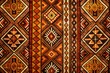 © Oliver - African Mud Cloth Bogolan  Pattern, Tribal Textile, Traditional Fabric Design, Close-Up Texture