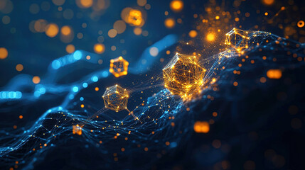 node for technology background