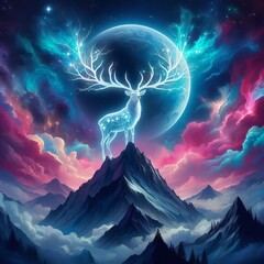 Wall Mural - 357 zenith the celestial deer izobrajenie 2 iz 4