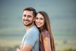 © iushakovsky - Serene natural environment portrait with two people