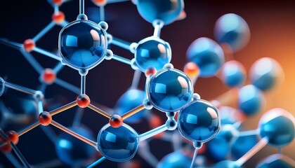Intricate Molecular Structure, 3D Render