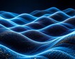 © Kiki - Waves of light forming layered statistical curves