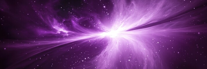 vivid purple cosmic canvas: a celestial journey through nebulae, stardust, and galactic wonders
