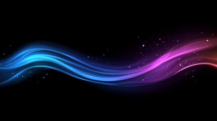 Aufkleber - Abstract colorful wave background