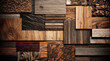 © Silaya Elena - set of wooden textures and textures, stylish mood board