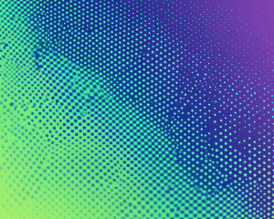 Wall Mural - A colorful background with green and blue dots