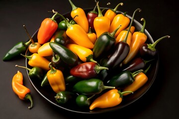 Wall Mural - peppers