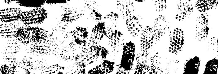 Wall Mural - artistic abstract background with paint strokes, spray dots, and shapes. black vintage texture with 