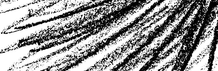 Wall Mural - abstract background with brush strokes and rough paint lines. geometric black and white pattern with