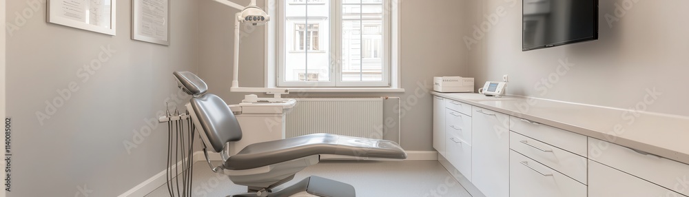Dental treatment room setup modern clinic interior design bright ...
