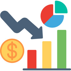 Wall Mural - Pie Chart Icon