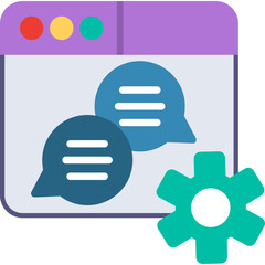 Canvas Print - Messaging Icon