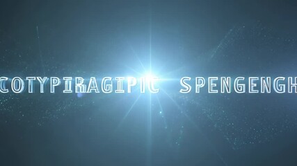 Fototapete - Bright light bursts in a dark atmosphere creating a stunning visual effect