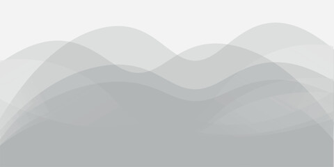 Wall Mural - abstract white background with gradient color and artistic dynamic line decoration, modern wavy line