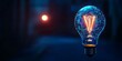 © naim74 - Glowing light bulb, Generative Ai