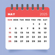 © Erlanggastudio - Letter Calendar 2025 May