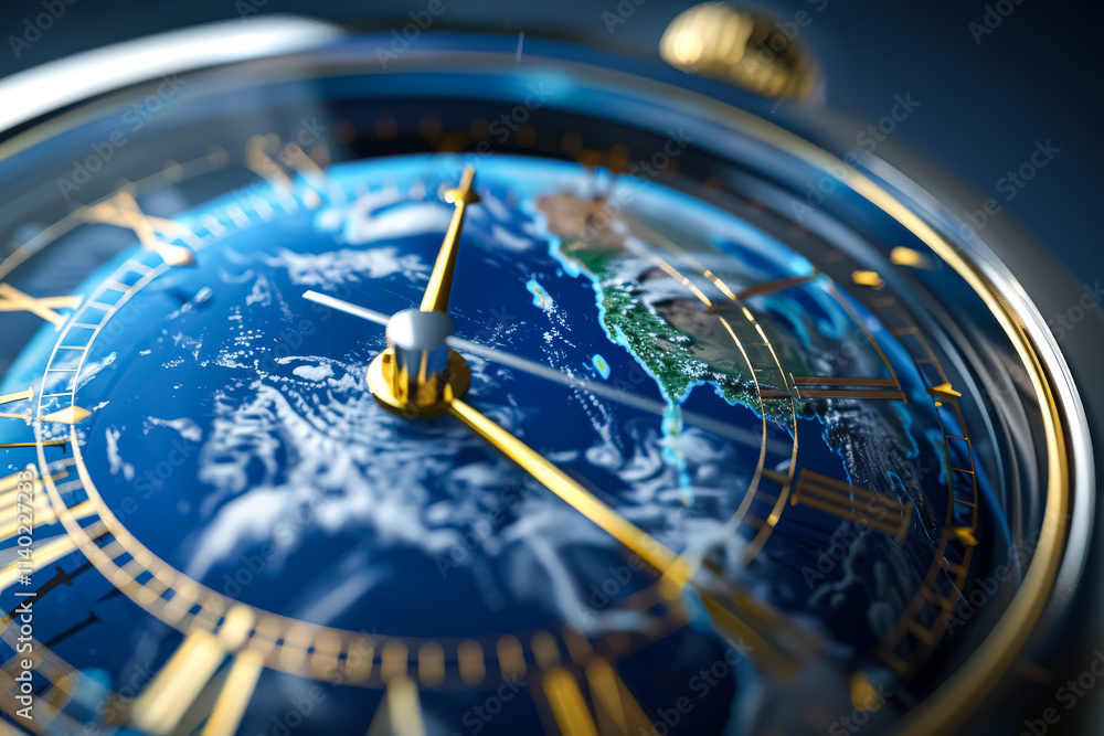 Foto de Stock Clock with roman numerals showing the time as 10:30. The ...