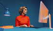 © Jacob Lund - Female clerk working on computer and typing