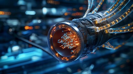 Poster - Transforming digital connectivity the impact of fiber optic technology in high-tech environments