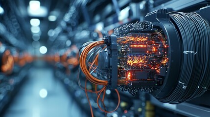 Poster - Innovative fiber optic infrastructure in data centers for enhanced digital connectivity in industrial environments