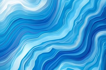 Poster - Abstract blue wavy marble texture background.