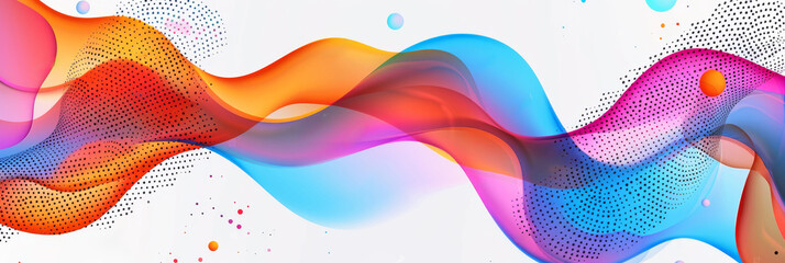 Wall Mural - colorful vector background with abstract shapes and splashes, on a white background. vector illustra