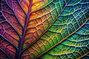 Wall Mural - Compound Leaf Photography: Nature's Intricate Designs - Macro Images of Pinnate, Palmate, and Bipinnate Leaves