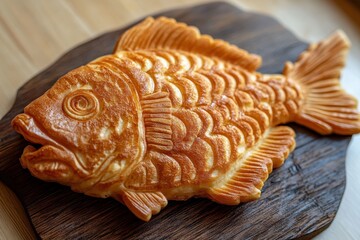 Canvas Print - Origin of traditional fish shaped pancake cake