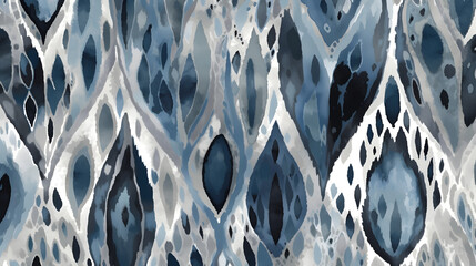 a blue and white abstract pattern