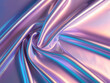 © hu - abstract holographic iridescent background AI generated