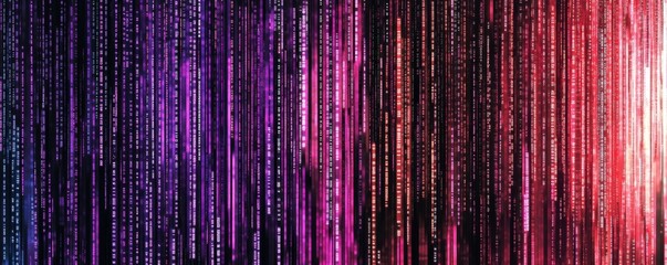 Abstract program code of digital concept