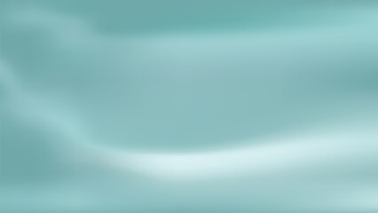 Wall Mural - teal blue gradient mesh background with abstract glowing wave design. vector illustration