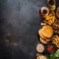 Wall Mural - Food still life with bread