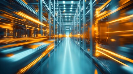 Poster - High Speed Data Transmission in a Modern Server Room Concept : Generative AI