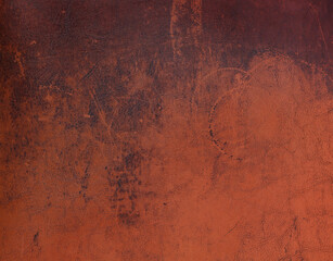 Grunge background of brown leather texture