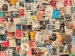 © Mandeep - close up of vintage postage stamps collage