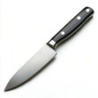 © olegganko - High quality kitchen knife with black handle and shiny blade ideal for cooking tasks