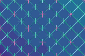 Poster - Vector design featuring colorful arrows against a gradient background, ideal for textile patterns or modern art projects