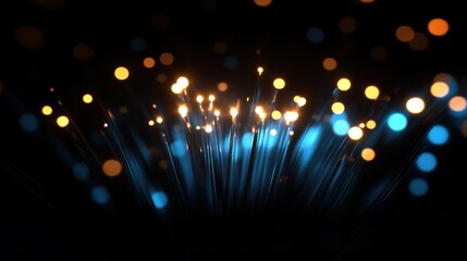 Wall Mural - happy new year background with glowing sparklers.