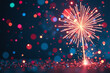 © Galeno - fireworks fill colorful scene confetti happy new year celebration vibrant abstract design