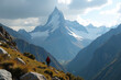 © Galeno - mountain peaks rise majestically serene natural scenery often featuring stunning vistas rugged terrain dramatic