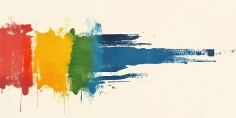 Wall Mural - vibrant color streaks abstract artwork a dynamic and colorful visual experience