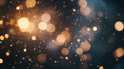 Poster - White bokeh flare light effect on black background, for overlay and screen layer modes