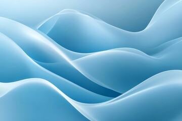 Aufkleber - Abstract light blue wavy background.